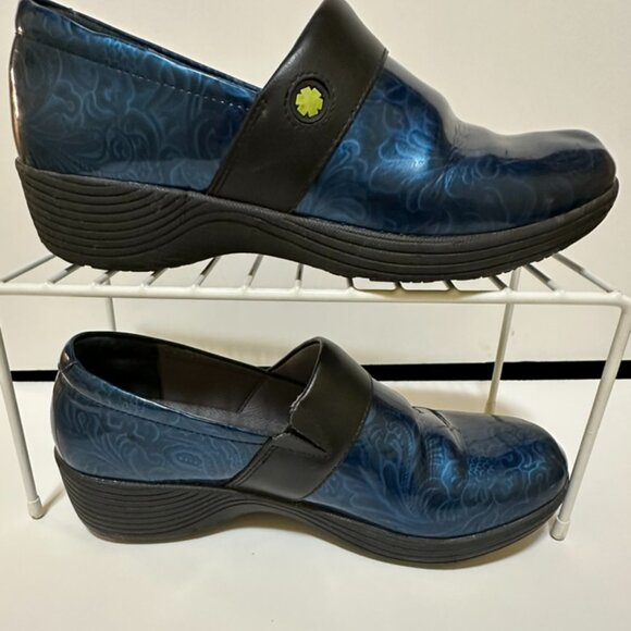 Dansko Work Wonders by Dansko Size 38 US 7.5-8 Clog Turquoise Print W001739702 - Picture 8 of 10